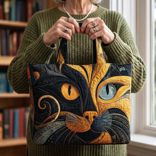 Bolso artesanal - Gato místico