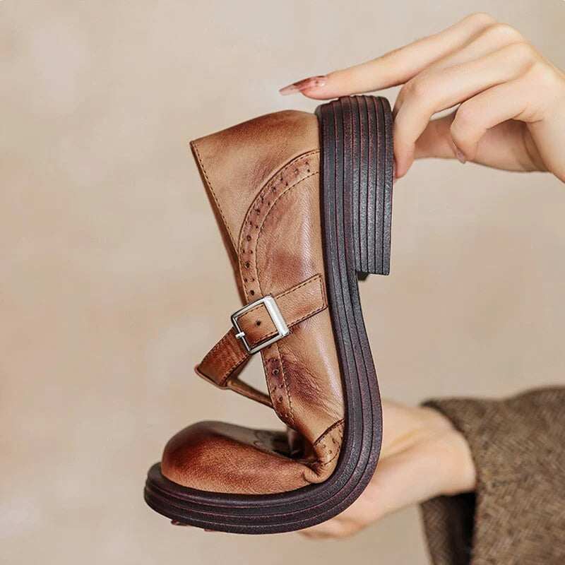 Leire - Elegante zapato de piel