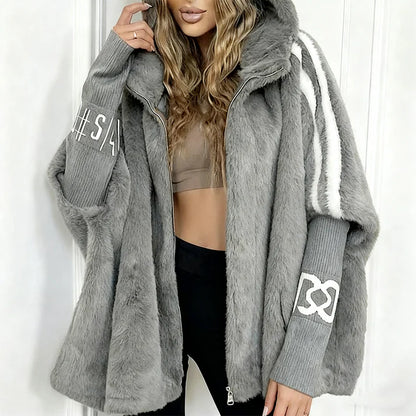 Ainoa - Chaqueta casual con capucha y cremallera