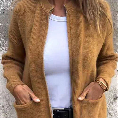 Vera - Chaqueta de punto con cremallera