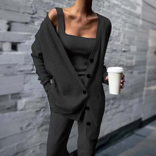 Noa – Conjunto cómodo y elegante de 3 piezas