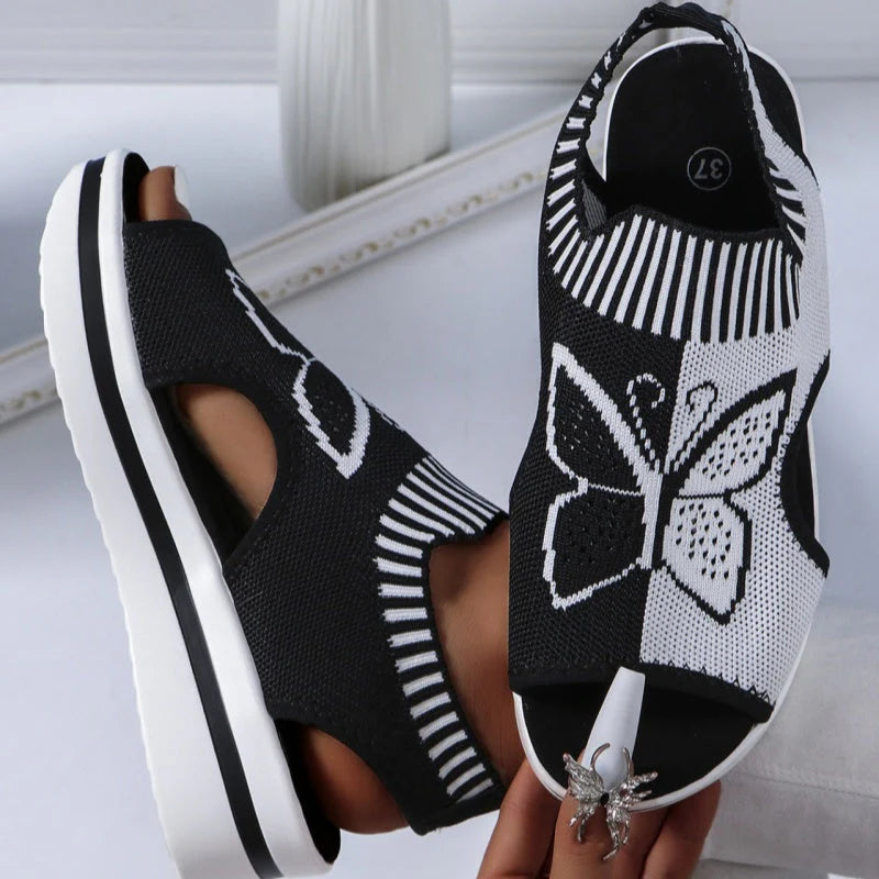 Mar - Sandalias de Plataforma con Punta Abierta