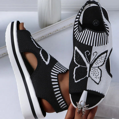 Mar - Sandalias de Plataforma con Punta Abierta
