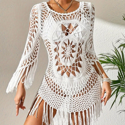 Alma - Vestido Playero de Crochet